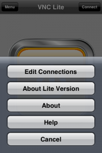 vnc lite for iphone/ipod touch
