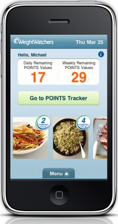weight watchers iphone app