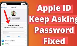 why iphone keeps asking for apple id password